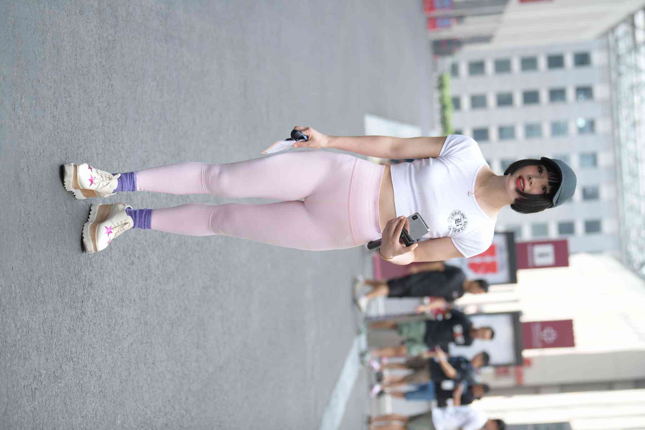 图片[2]-短发鸭舌帽时尚女生【102P】04022-枫林图图