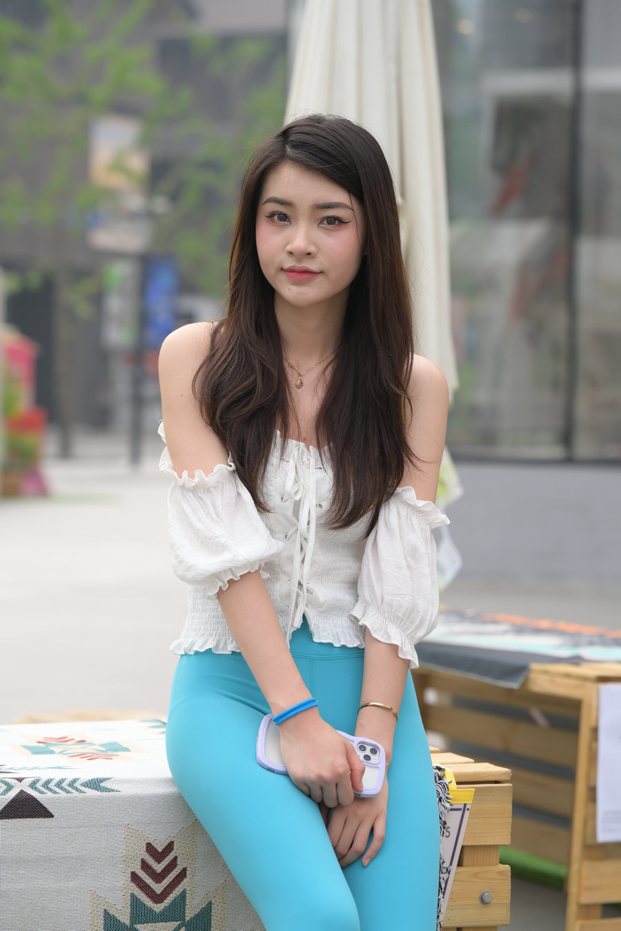 图片[2]-蓝色瑜伽裤漂亮女孩 J3299 769P-12.9GB-枫林图图
