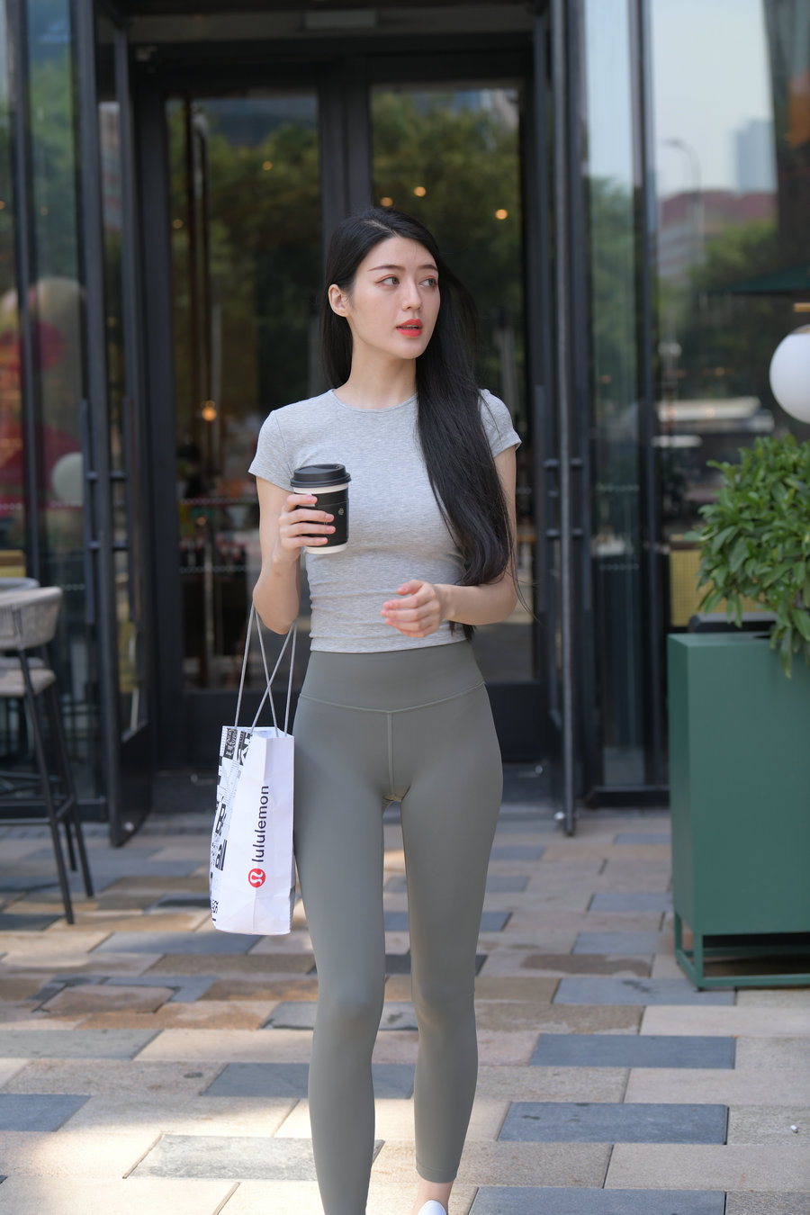 图片[4]-在外面逛街的瑜伽裤女孩J2240 449P1V-16.7GB-枫林图图