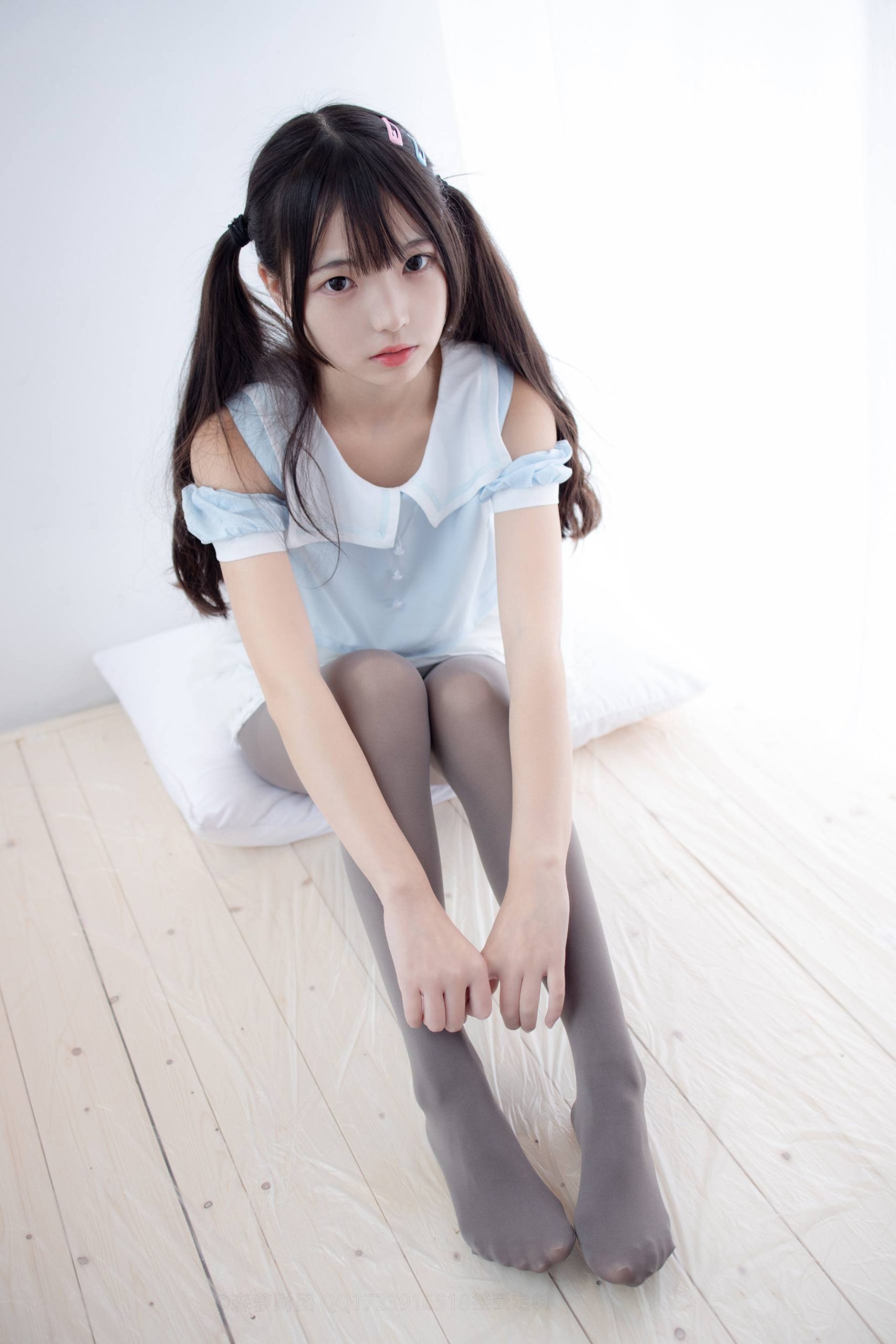 图片[3]-超级甜美的灰丝小姑娘【86P】20005-枫林图图