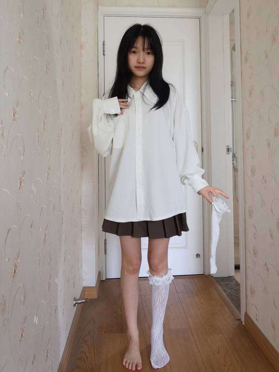 百褶裙可爱又大方的小姑娘【122P】20002-枫林图图