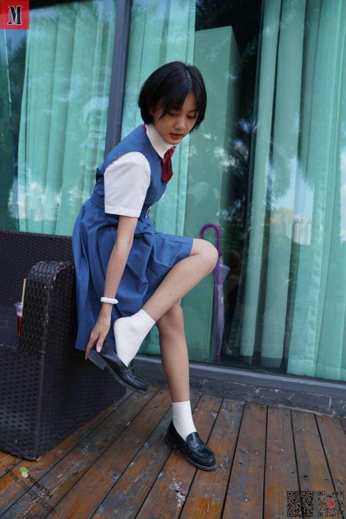 图片[3]-一副学生模样的短发姑娘【112P】20023-枫林图图