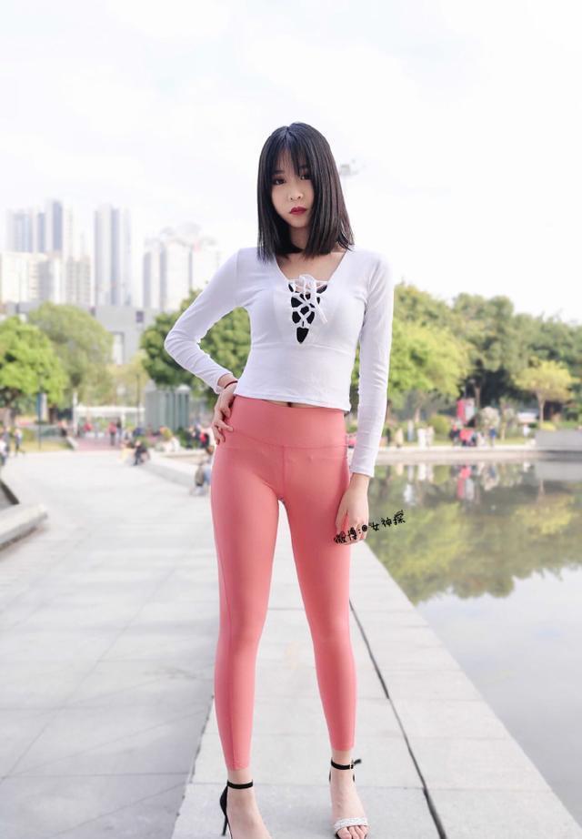 图片[2]-粉色瑜伽裤年轻女孩 J1311 417P17V-14.9GB-枫林图图
