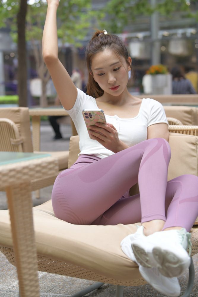 图片[6]-香芋色瑜伽裤高马尾漂亮女孩J2206 545P1V-19.1GB-枫林图图