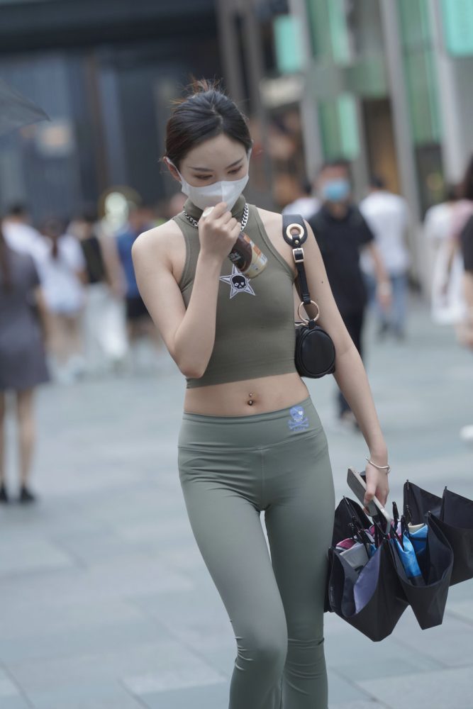 戴口罩的瑜伽裤小女人J3557 133P-1.43GB-枫林图图