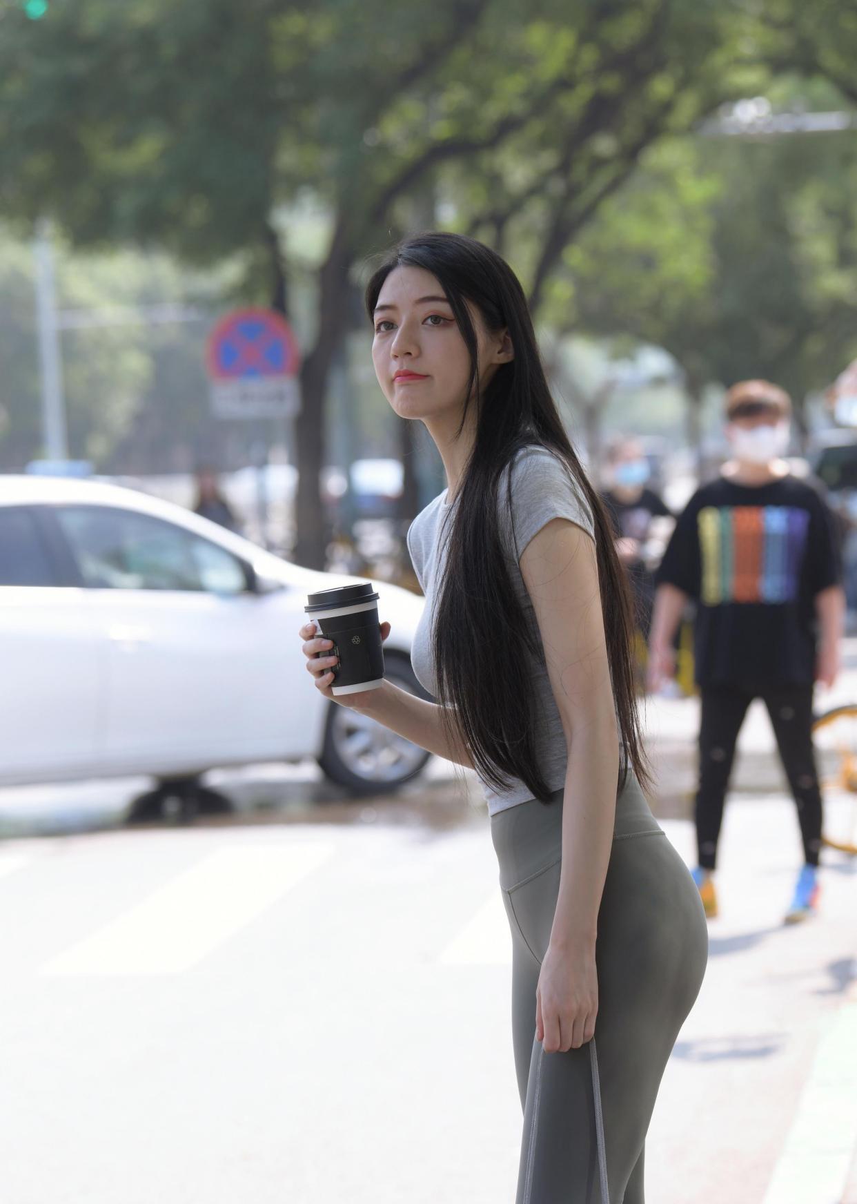 图片[3]-在外面逛街的瑜伽裤女孩J2240 449P1V-16.7GB-枫林图图