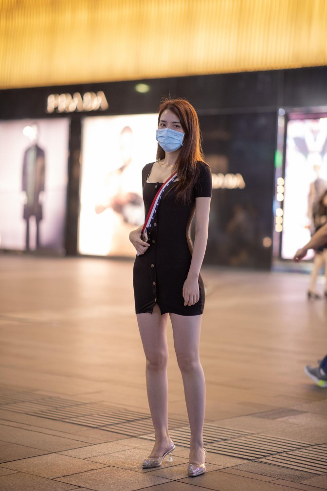 图片[4]-逛商场的黑色包臀裙美丽女孩【385P】00050-枫林图图