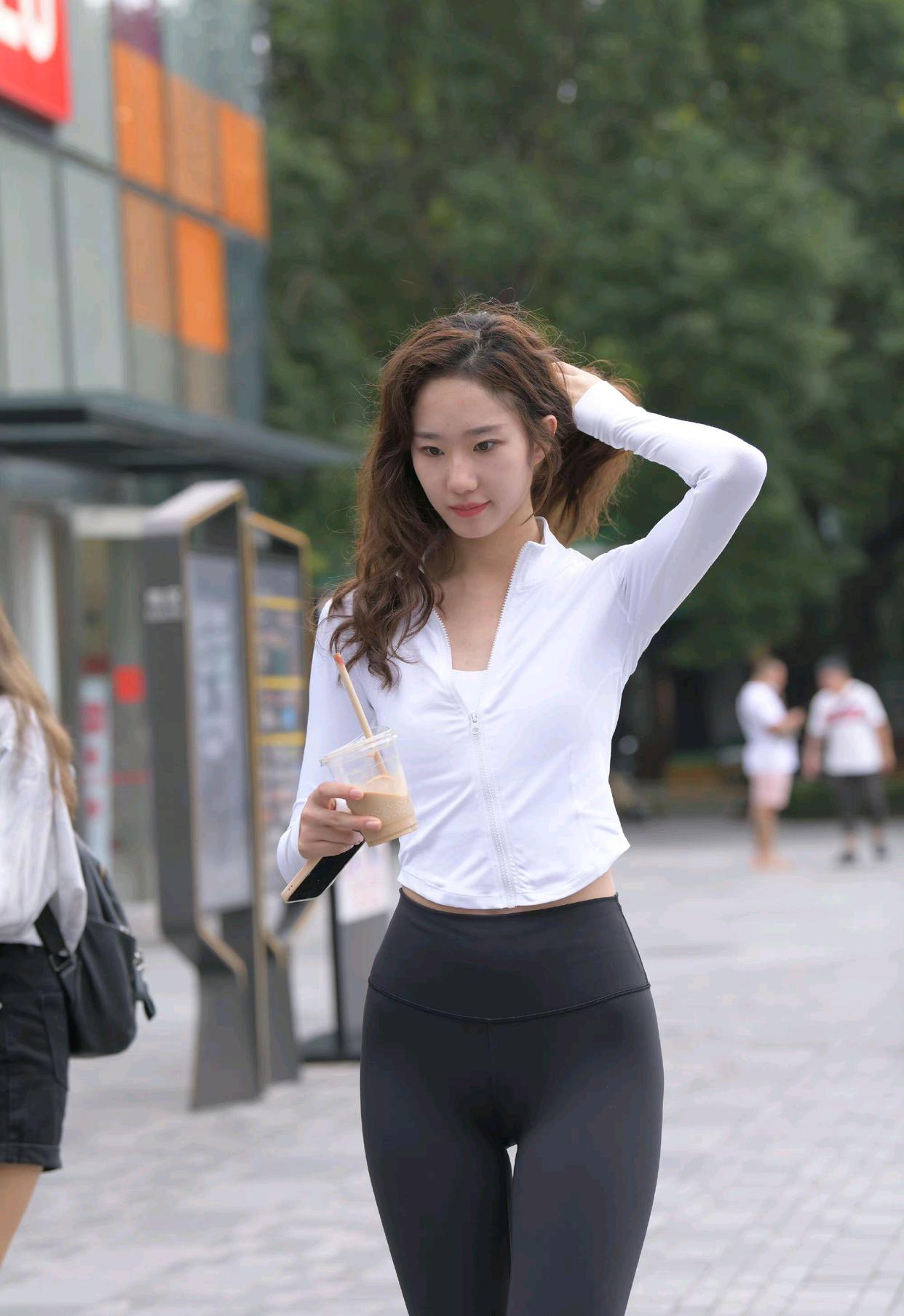 图片[5]-像刘亦菲的黑色瑜伽裤女孩J2237 340P1V-14.8GB-枫林图图