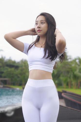 图片[2]-白色瑜伽裤柔情女孩 J1406 554P2V-21.1GB-枫林图图