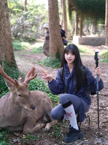 图片[5]-爱爬山的瑜伽裤MM，太甜美了！~-枫林图图