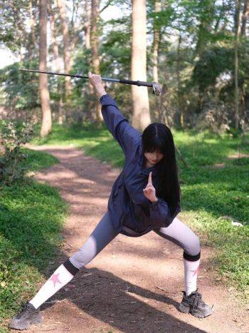 图片[2]-爱爬山的瑜伽裤MM，太甜美了！~-枫林图图