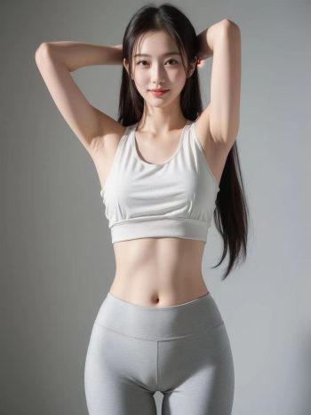图片[3]-AI瑜伽裤清纯妹子系列图-枫林图图
