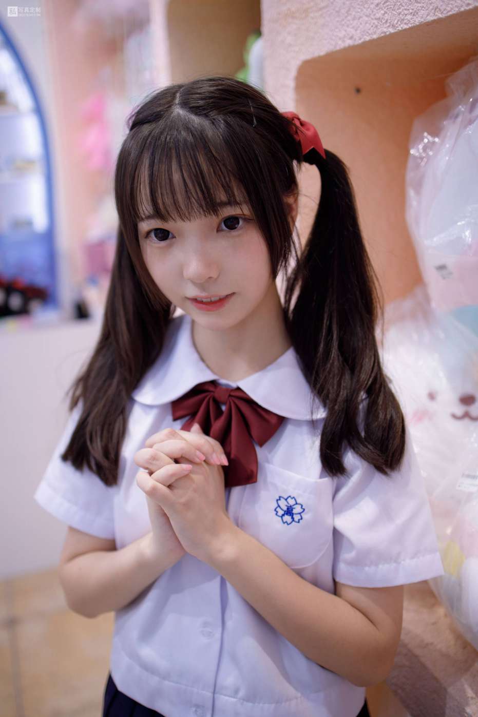 图片[4]-眼神好清澈的双马尾白丝女孩【75P】20019-枫林图图
