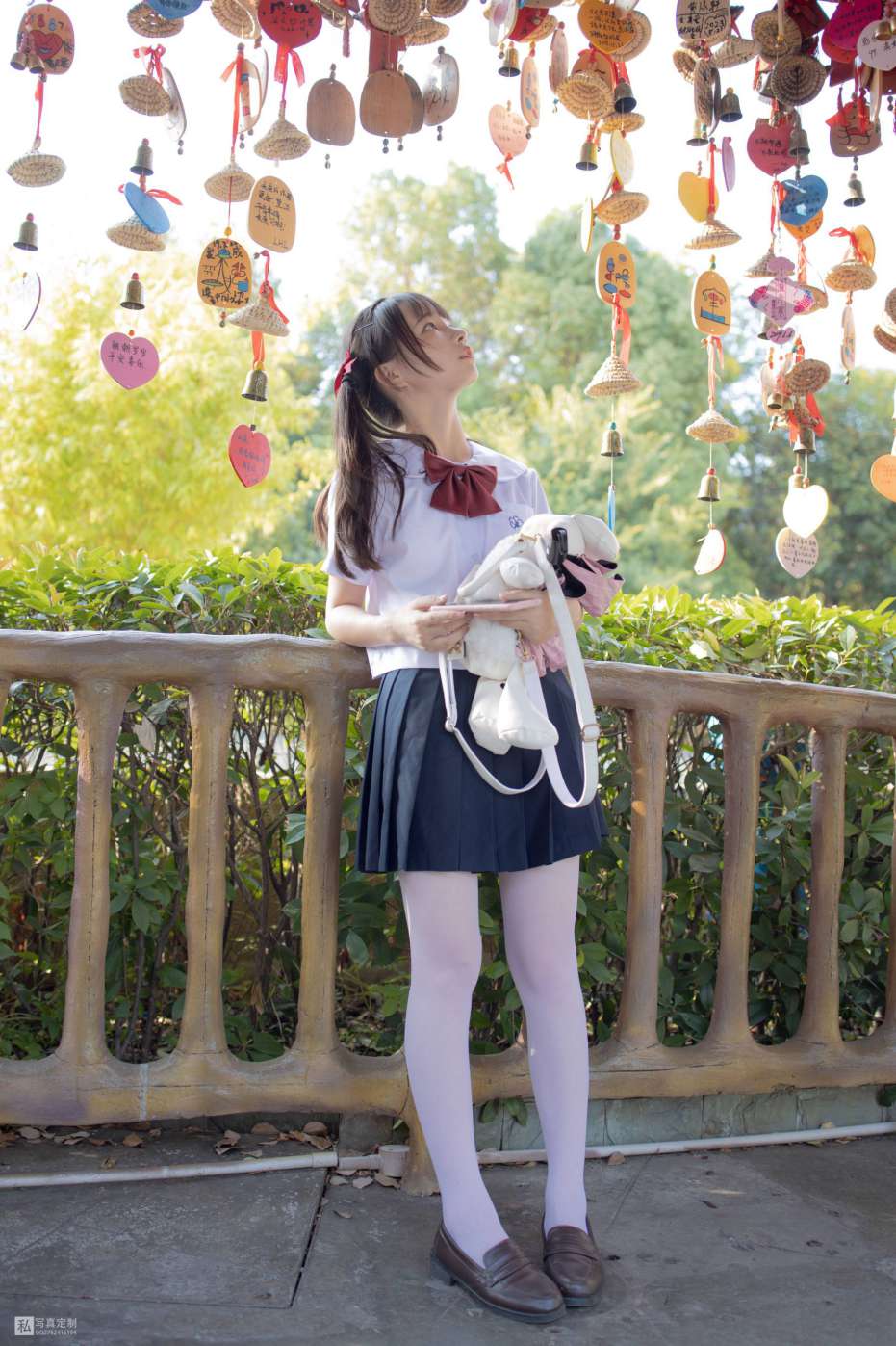 图片[5]-眼神好清澈的双马尾白丝女孩【75P】20019-枫林图图