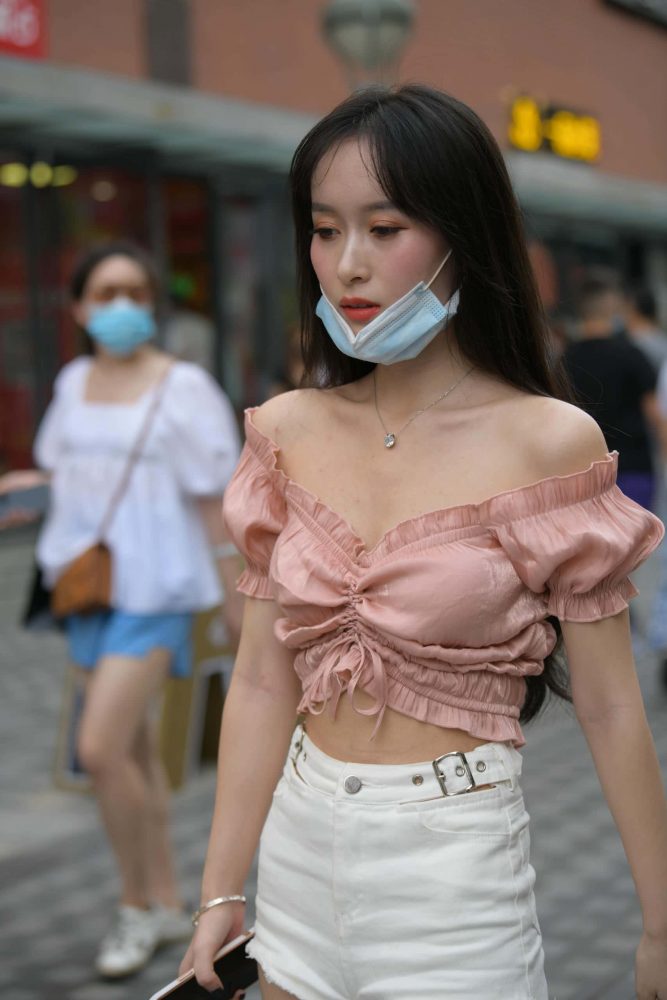 清纯动人粉白搭配【100P】J7926-枫林图图