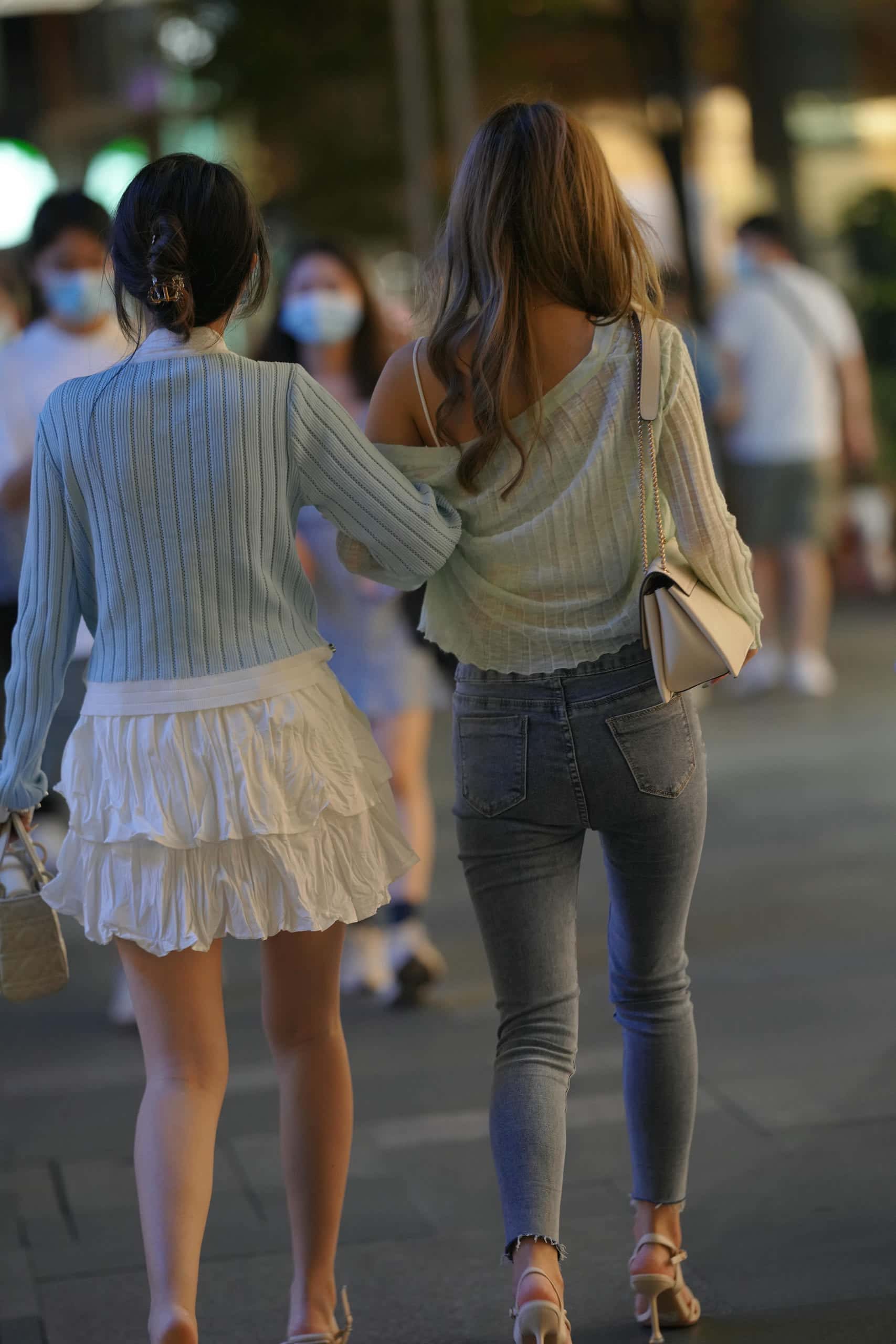 图片[3]-牛仔热裤女孩【114P】J4541-枫林图图